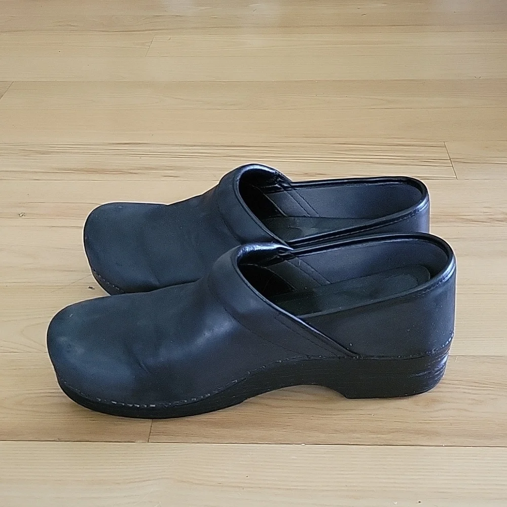 Dansko Black Professional Clogs Mens EU 47 Chef Nurse Work Shoes